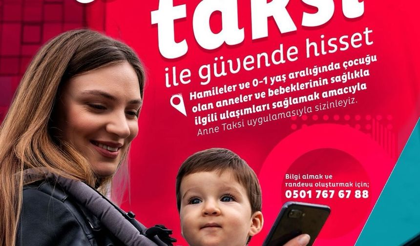 Nilüfer'de 'Anne Taksi' uygulaması başladı