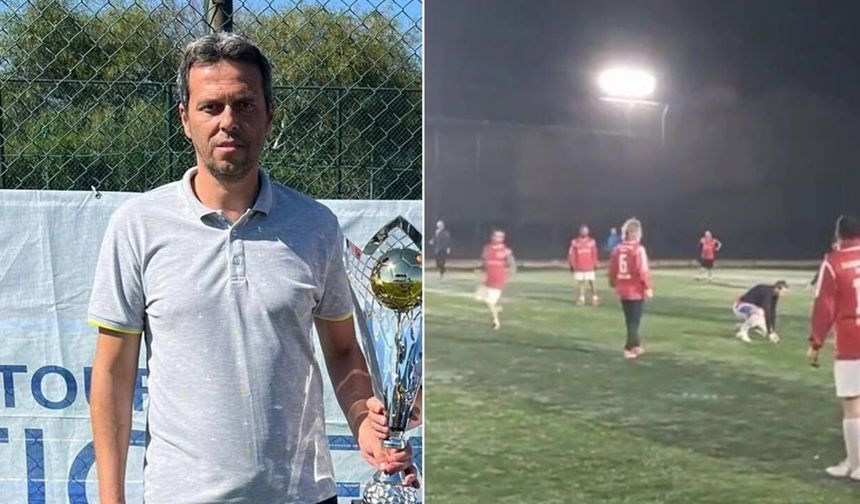 Eski futbolcu halı sahada yaşamını yitirdi