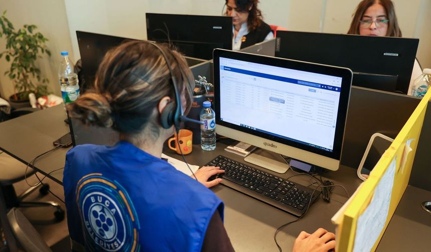 Buca'da yedi gün kesintisiz iletişim: Çözüm Merkezi