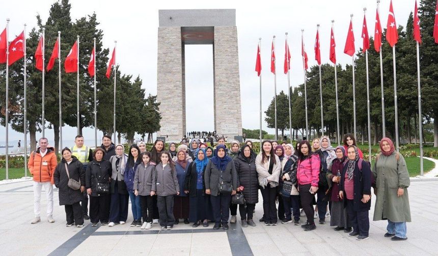 Büyükşehir'den Çallı kadınlara Çanakkale yolculuğu