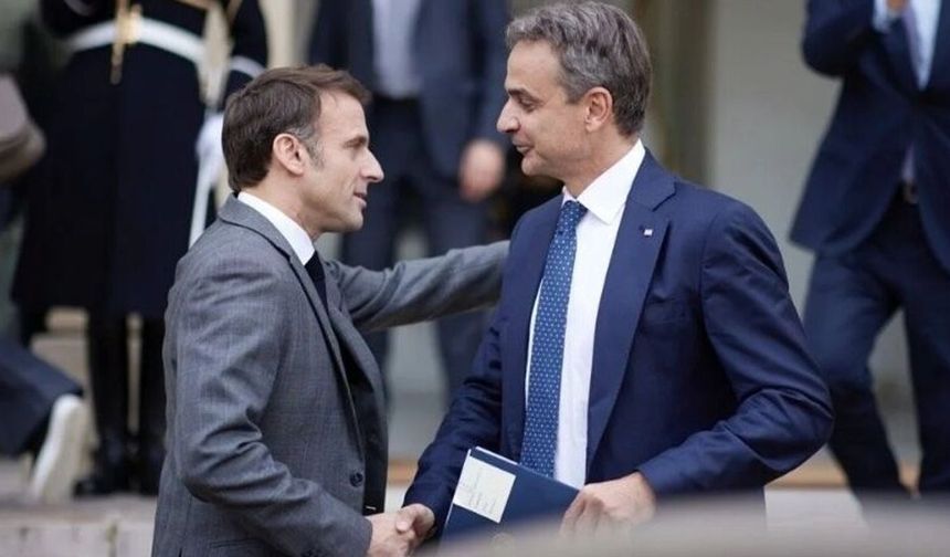 Macron'dan Atina'da Türkiye mesajı