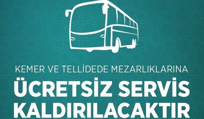 Efeler Belediyesi'nden Arife günü ücretsiz ulaşım desteği