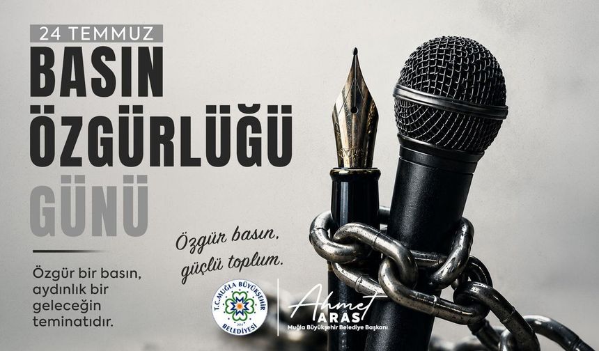 Başkan Aras'tan basın özgürlüğü için mesaj