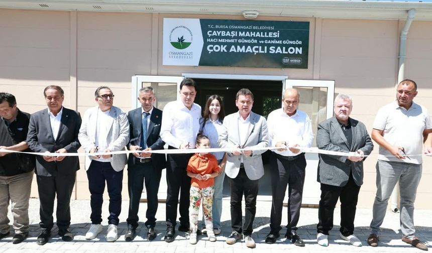 Osmangazi Belediyesi'nden Çok Amaçlı Salon Hizmeti