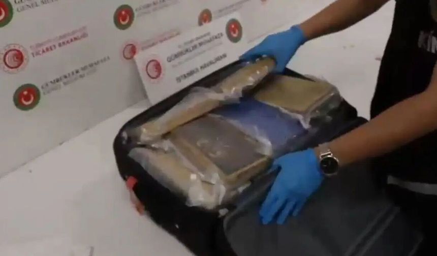 İstanbul Havalimanı'nda 51,5 kilo kokain yakalandı