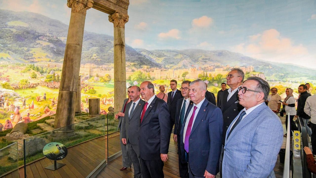 KKTC 5. Cumhurbaşkanı Ersin Tatar Bursa'ya geldi