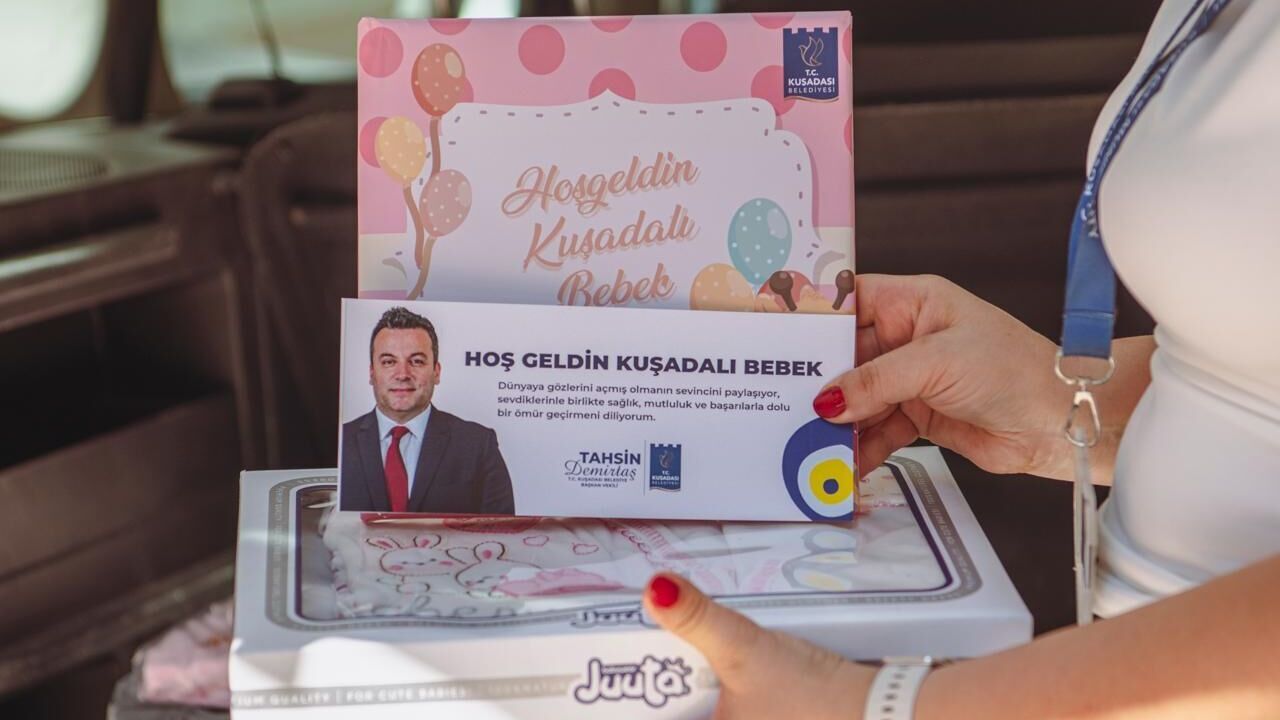 Kuşadası'ndan 8 ayda 115 bebeğe hoş geldin ziyareti