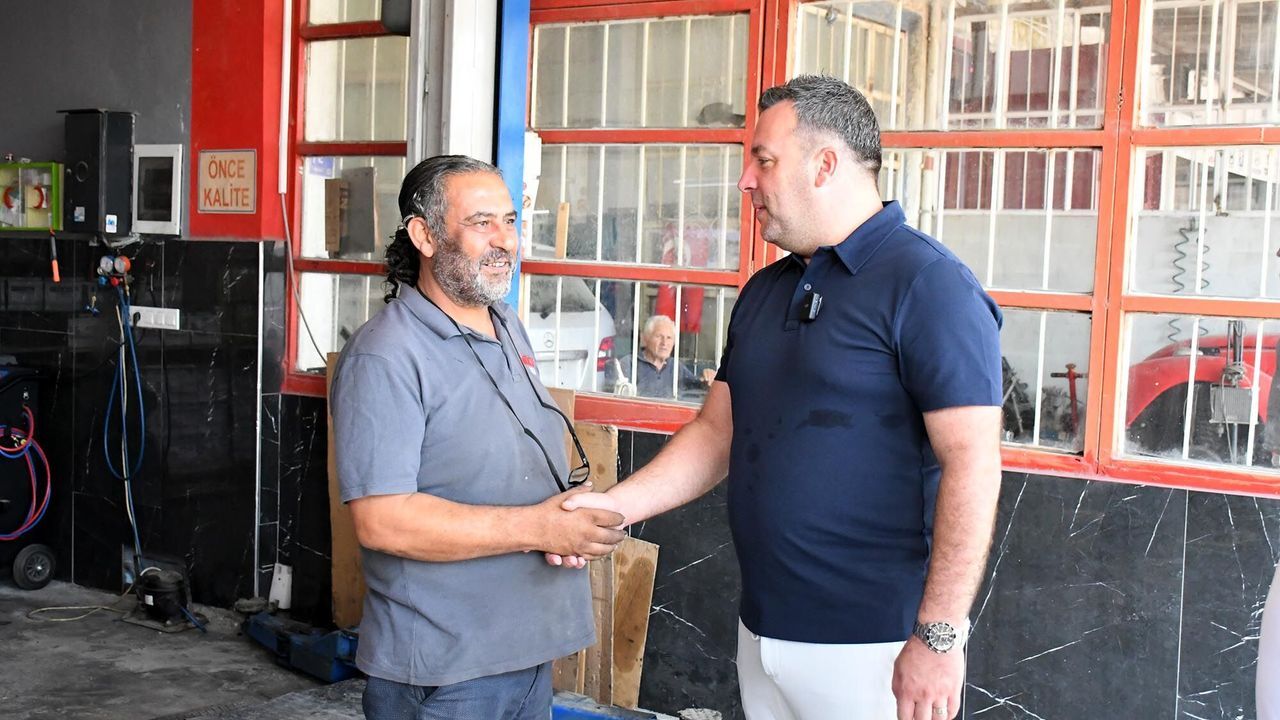 Başkan Vekili Demirtaş, sanayi sitesi esnafıyla bir araya geldi