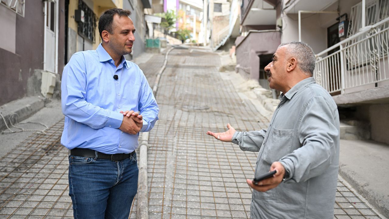 Bornova'da bir yol sorunu daha çözüldü