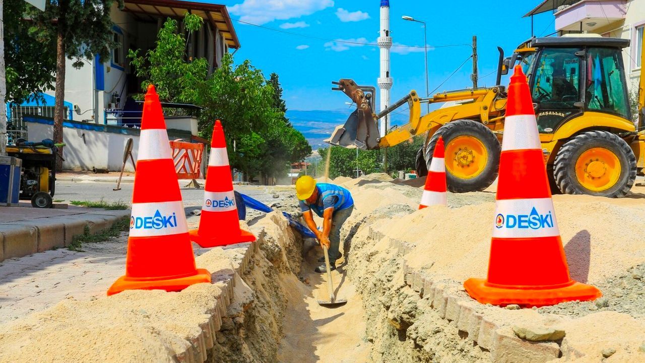 Honaz'da asbestli borular devre dışı bırakılıyor